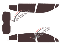 Chevrolet Orlando 5-door tinted film kit (2011 - 2018) Chevrolet Orlando 5-door tinted film kit (2011 - 2018)