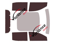 Tinted film kit Gmc Sierra (5) EV Pick-up 4-door (since 2023) Tinted film kit Gmc Sierra (5) EV Pick-up 4-door (since 2023)