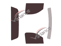 Chevrolet Silverado (3) Single Cab 2 door (2013 - 2018) tinted film kit Chevrolet Silverado (3) Single Cab 2 door (2013 - 2018) tinted film kit