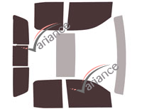 Chevrolet Silverado (4) Double Cab HD Pick-up 4-door tinted film kit (from 2019) Chevrolet Silverado (4) Double Cab HD Pick-up 4-door tinted film kit (from 2019)