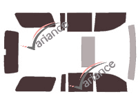 Chevrolet Tahoe (4) XL 5-door tinted film kit (2014 - 2020) Chevrolet Tahoe (4) XL 5-door tinted film kit (2014 - 2020)