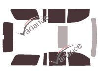 Cadillac Escalade (4) ESV 5-door (2014 - 2020) tinted film kit Cadillac Escalade (4) ESV 5-door (2014 - 2020) tinted film kit