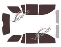 Chevrolet Tahoe (5) Short 5-door (since 2020) tinted film kit Chevrolet Tahoe (5) Short 5-door (since 2020) tinted film kit