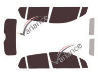 Chevrolet Trax 5-door tinted film kit (2013 - 2023) Chevrolet Trax 5-door tinted film kit (2013 - 2023)