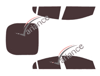 Chevrolet Volt (2) 5-door (2016 - 2020) tinted film kit Chevrolet Volt (2) 5-door (2016 - 2020) tinted film kit