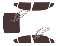 Tinted film kit Opel Ampera (1) 5-door (2011 - 2015) Tinted film kit Opel Ampera (1) 5-door (2011 - 2015)