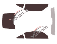 Kit film teinté Chrysler Crossfire Coupe 2 portes (2003 - 2009) Kit film teinté Chrysler Crossfire Coupe 2 portes (2003 - 2009)