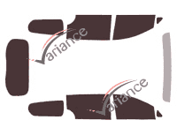 Kit film teinté Dodge Gran Caravan (6) 5 portes (2016 - 2020) Kit film teinté Dodge Gran Caravan (6) 5 portes (2016 - 2020)