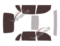 Chrysler PT Cruiser 5-door tinted film kit (2000 - 2009) Chrysler PT Cruiser 5-door tinted film kit (2000 - 2009)