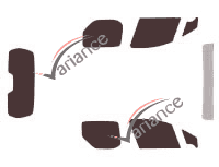 Kit film teinté Citroën Berlingo (2) Utility 4 doors (2008 - 2018) Kit film teinté Citroën Berlingo (2) Utility 4 doors (2008 - 2018)