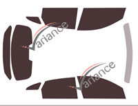Citroën C4 (3) 5-door tinted film kit (since 2020) Citroën C4 (3) 5-door tinted film kit (since 2020)
