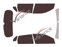 Tinted film kit Citroën C4 (2) Air-Cross 5 doors (2012 - 2017) Tinted film kit Citroën C4 (2) Air-Cross 5 doors (2012 - 2017)