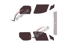 Tinted film kit Citroën Berlingo (2) Utility 4/5 doors (2008 - 2018) Tinted film kit Citroën Berlingo (2) Utility 4/5 doors (2008 - 2018)