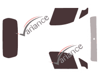 Tinted film kit Peugeot Partner (2) Utility 4 doors (2008 - 2018) Tinted film kit Peugeot Partner (2) Utility 4 doors (2008 - 2018)