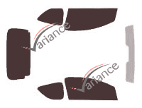 Kit film teinté Citroën C1 (1) 3 portes (2005 - 2014) Kit film teinté Citroën C1 (1) 3 portes (2005 - 2014)