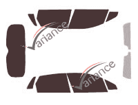 Kit film teinté Citroën C4 (2) 5 portes (2010 - 2018) Kit film teinté Citroën C4 (2) 5 portes (2010 - 2018)