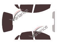 Tinted film kit Citroën C5 (1) (phase 2) 5 doors (2005 - 2008) Tinted film kit Citroën C5 (1) (phase 2) 5 doors (2005 - 2008)