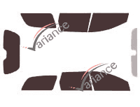 Tinted film kit Citroën C5 (1) Estate 5 doors (2001 - 2008) Tinted film kit Citroën C5 (1) Estate 5 doors (2001 - 2008)