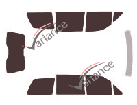 Peugeot tinted film kit 806 5 doors (1994 - 2002) Peugeot tinted film kit 806 5 doors (1994 - 2002)
