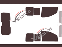 Toyota ProAce tinted film kit (1) 5/6 door van (2007 - 2017) Toyota ProAce tinted film kit (1) 5/6 door van (2007 - 2017)
