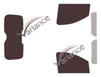 Tinted film kit Citroën Jumpy (2) Utility 4/5 doors (2007 - 2017) Tinted film kit Citroën Jumpy (2) Utility 4/5 doors (2007 - 2017)