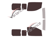 Toyota ProAce Tinted Film Kit (2) Standard / Long 5/6 door van (since 2016) Toyota ProAce Tinted Film Kit (2) Standard / Long 5/6 door van (since 2016)