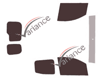 Tinted film kit Fiat Qubo (1) 5-door SUV (since 2008) Tinted film kit Fiat Qubo (1) 5-door SUV (since 2008)