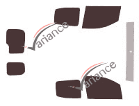 Tinted film kit Peugeot Bipper (1) 6-door van (since 2007) Tinted film kit Peugeot Bipper (1) 6-door van (since 2007)