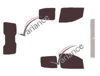 Peugeot Bipper tinted film kit (1) 5-door van (since 2008) Peugeot Bipper tinted film kit (1) 5-door van (since 2008)