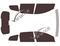 Kit pellicola oscurante Renault Duster (2) 5 porte (2018 - 2024) Kit pellicola oscurante Renault Duster (2) 5 porte (2018 - 2024)