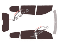 Tinted film kit Dacia Lodgy 5 doors (2012 - 2022) Tinted film kit Dacia Lodgy 5 doors (2012 - 2022)