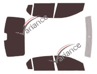 Tinted film kit Dacia Logan (2) Sedan 4-door (2013 - 2022) Tinted film kit Dacia Logan (2) Sedan 4-door (2013 - 2022)