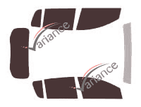 Tinted film kit Renault Sandero (2) Stepway 5 doors (2013 - 2020) Tinted film kit Renault Sandero (2) Stepway 5 doors (2013 - 2020)