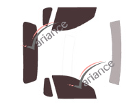 Tinted film kit Dacia Logan (1) Pick-Up 2 doors (2007 - 2014) Tinted film kit Dacia Logan (1) Pick-Up 2 doors (2007 - 2014)