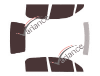 Daewoo Matiz 5-door tinted film kit (1999 - 2004) Daewoo Matiz 5-door tinted film kit (1999 - 2004)