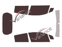 Tinted film kit Daewoo Matiz Créative 5-door (2010 - 2015) Tinted film kit Daewoo Matiz Créative 5-door (2010 - 2015)