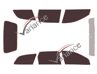 Holden Viva tinted film kit (1) JF Estate 5 doors (2002 - 2010) Holden Viva tinted film kit (1) JF Estate 5 doors (2002 - 2010)