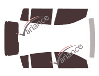 Tinted film kit Daihatsu Charade (2) 5-door (2003 - 2008) Tinted film kit Daihatsu Charade (2) 5-door (2003 - 2008)