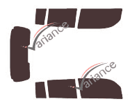 Tinted film kit Daihatsu Materia 5-door (2006 - 2011) Tinted film kit Daihatsu Materia 5-door (2006 - 2011)