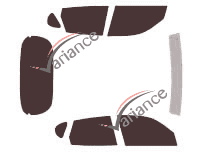 Tinted film kit Daihatsu Sirion 5-door (1998 - 2004) Tinted film kit Daihatsu Sirion 5-door (1998 - 2004)