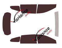 Toyota Rush (1) 5-door tinted film kit (since 2017) Toyota Rush (1) 5-door tinted film kit (since 2017)