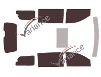 Kit film teinté Dodge Caravan (5) 5 portes (2008 - 2020) Kit film teinté Dodge Caravan (5) 5 portes (2008 - 2020)