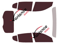 Dodge Hornet (1) 5 porte kit pellicola oscurata (dal 2023)