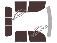 Dodge Ram Tinted Film Kit (5) Ext - Quad Cab Pick-up 4 door (since 2018) Dodge Ram Tinted Film Kit (5) Ext - Quad Cab Pick-up 4 door (since 2018)