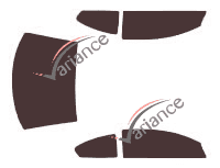 Dodge Stratus (2) 2-door Coupe (2000 - 2007) tinted film kit Dodge Stratus (2) 2-door Coupe (2000 - 2007) tinted film kit