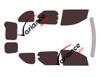 Renault Express (2) 6-door tinted film kit (from 2021) Renault Express (2) 6-door tinted film kit (from 2021)