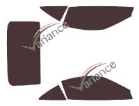 Kit de láminas tintadas Ferrari California Spider 2 puertas (2009 - 2014) Kit de láminas tintadas Ferrari California Spider 2 puertas (2009 - 2014)