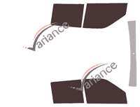 Tinted film kit Opel Combo (C) Utility 4/56 doors (2011 - 2018) Tinted film kit Opel Combo (C) Utility 4/56 doors (2011 - 2018)