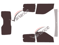 Kit de láminas tintadas Fiat Doblo (2) Utilitario 4/5 puertas (2009 - 2022) Kit de láminas tintadas Fiat Doblo (2) Utilitario 4/5 puertas (2009 - 2022)