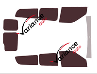 Kit de láminas tintadas Fiat Doblo (2) Maxi 5/6 puertas (2010 - 2022) Kit de láminas tintadas Fiat Doblo (2) Maxi 5/6 puertas (2010 - 2022)